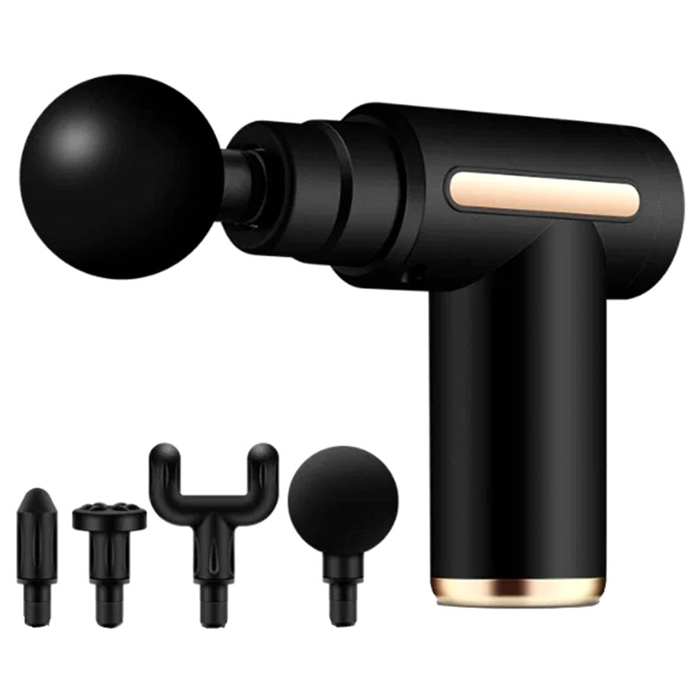 Мышечный массажер ударный MASSAGE GUN на аккумуляторе, цвет черный (распродажа -30%) Мышечный массажер ударный MASSAGE GUN на аккумуляторе, цвет черный (распродажа -30%)