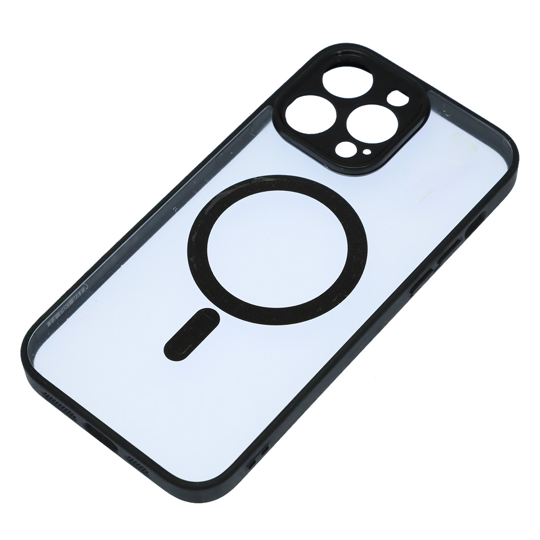 Чехол накладка Magnetic с поддержкой MagSafe для APPLE iPhone 14 Pro Max, силикон, защита камеры, цвет окантовки черный Чехол накладка Magnetic с поддержкой MagSafe для APPLE iPhone 14 Pro Max, силикон, защита камеры, цвет окантовки черный