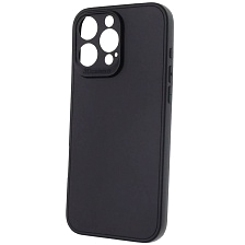 Чехол накладка для APPLE iPhone 16 Pro Max, защита камеры, силикон, цвет черный Чехол накладка для APPLE iPhone 16 Pro Max, защита камеры, силикон, цвет черный