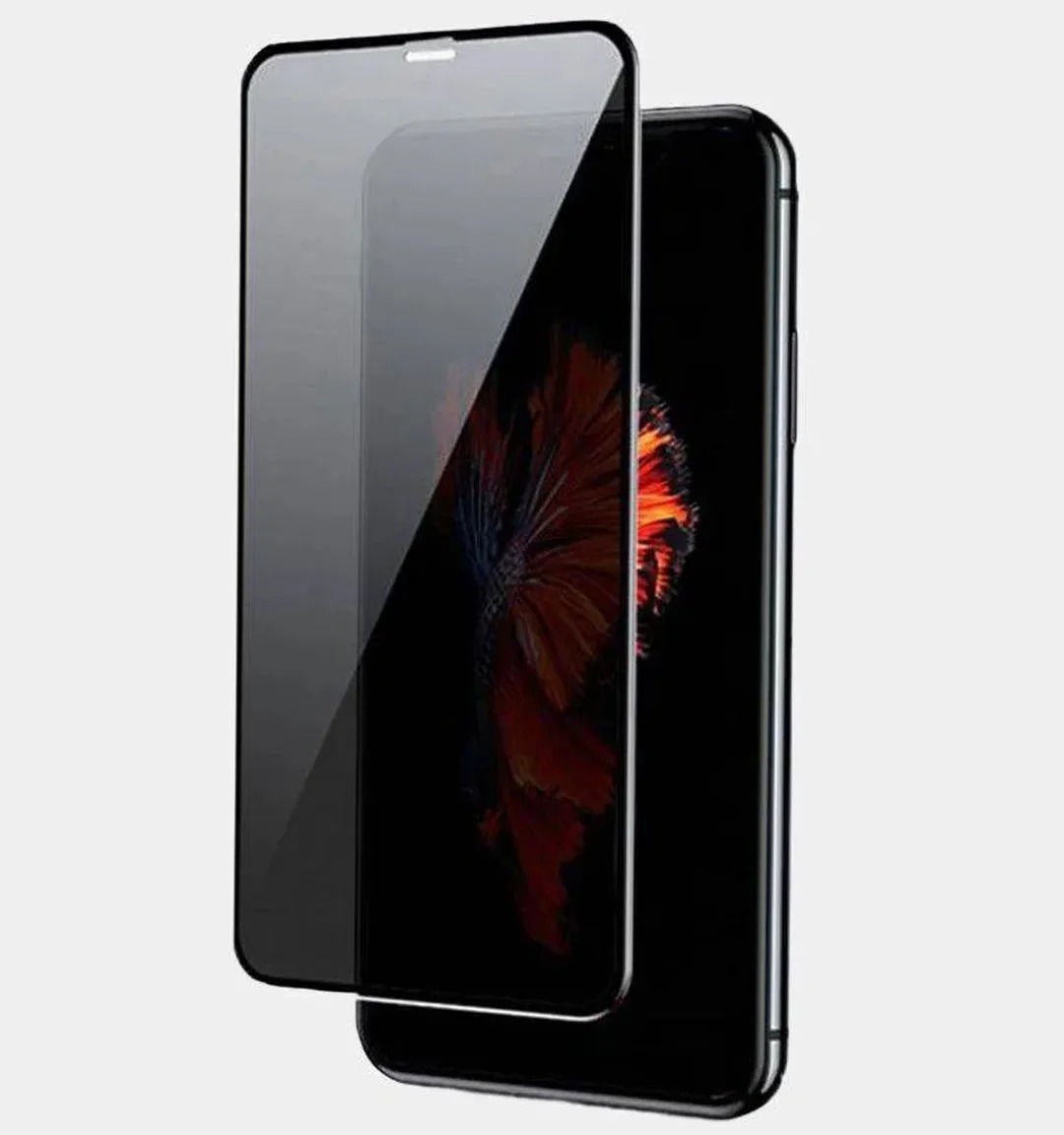 Защитное стекло Антишпион BJLM OG для APPLE iPhone 13, iPhone 13 Pro, iPhone 14, iPhone 16e, цвет окантовки черный