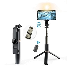 Держатель телескопический, монопод, селфи палка Earldom ET-17 Bluetooth, с пультом, цвет черный Держатель телескопический, монопод, селфи палка Earldom ET-17 Bluetooth, с пультом, цвет черный
