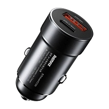 АЗУ (Автомобильное зарядное устройство) REMAX RCC361, 15W, 1 USB A, 1 USB Type C, цвет черный