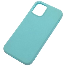 Чехол накладка для APPLE iPhone 12 mini (5.4"), силикон, цвет зелено бирюзовый Чехол накладка для APPLE iPhone 12 mini (5.4"), силикон, цвет зелено бирюзовый