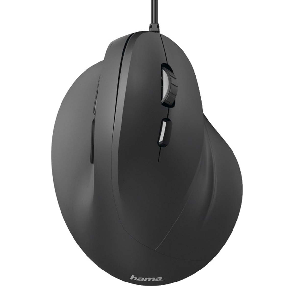 Проводная мышь Hama, оптика, 6 кнопок, 1000-1800 dpi, цвет черный