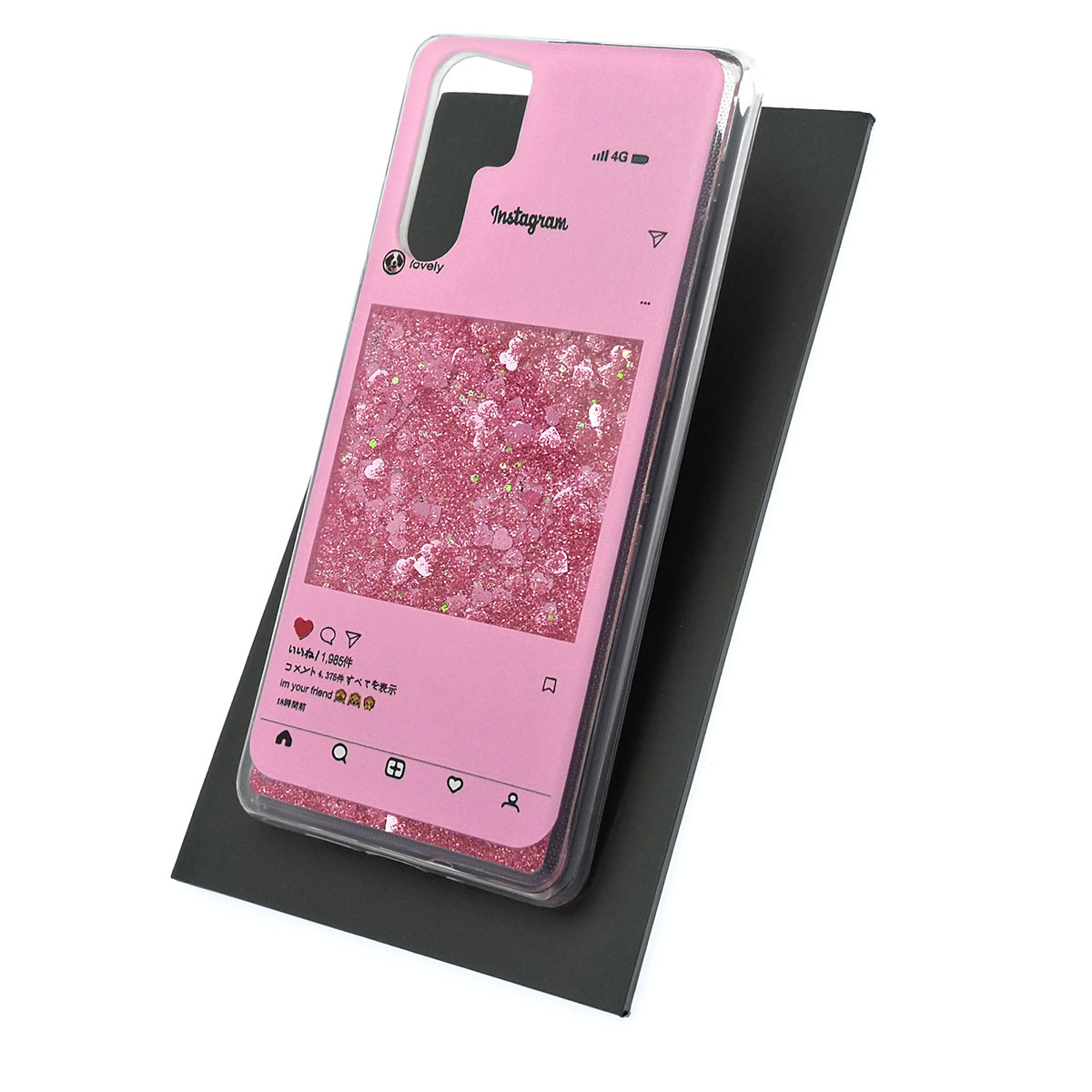 Чехол накладка TransFusion для HUAWEI Honor P30 Pro, P30 Plus, силикон, переливашка, рисунок Lovely Instagram.