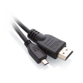 Кабель HDMI - microHDMI (1.0 м.) "5Bites", (V1.4b), ethernet+3D (APC-100-010).