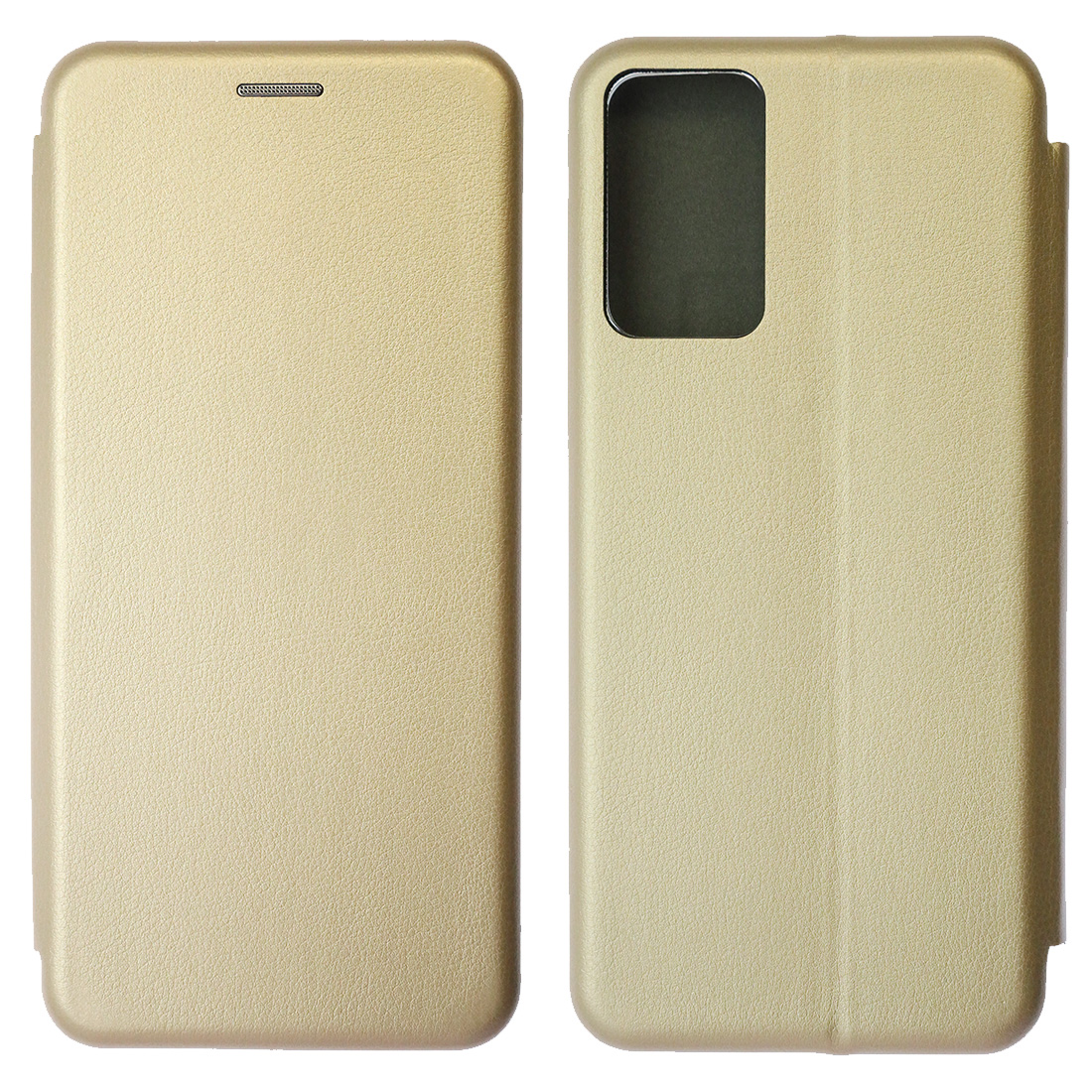 Чехол книжка STYLISH для XIAOMI Redmi Note 12S 4G, экокожа, визитница, цвет золотистый