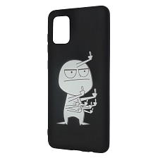 Чехол накладка imcase для SAMSUNG Galaxy A31 (SM-A315), силикон, рисунок Человечек Чехол накладка imcase для SAMSUNG Galaxy A31 (SM-A315), силикон, рисунок Человечек