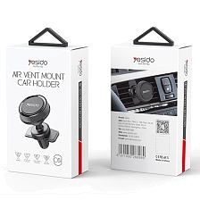 Автомобильный магнитный держатель YESIDO C61 для смартфона, цвет черный Автомобильный магнитный держатель YESIDO C61 для смартфона, цвет черный