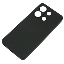 Чехол накладка NANO для XIAOMI Redmi Note 13 4G, защита камеры, силикон, бархат, цвет черный Чехол накладка NANO для XIAOMI Redmi Note 13 4G, защита камеры, силикон, бархат, цвет черный