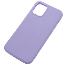 Чехол накладка для APPLE iPhone 12 mini (5.4"), силикон, цвет сиреневый Чехол накладка для APPLE iPhone 12 mini (5.4"), силикон, цвет сиреневый