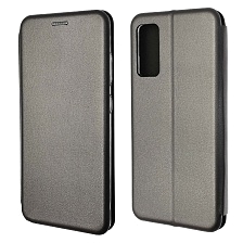 Чехол книжка STYLISH для SAMSUNG Galaxy S20FE (SM-G780), экокожа, визитница, цвет серебристый Чехол книжка STYLISH для SAMSUNG Galaxy S20FE (SM-G780), экокожа, визитница, цвет серебристый