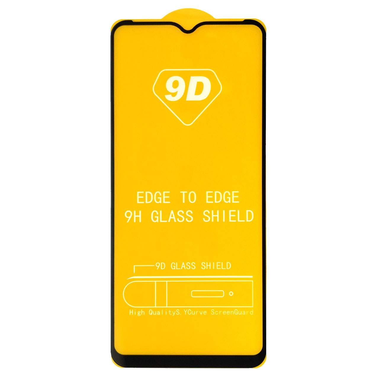 Защитное стекло 9D для SAMSUNG Galaxy A12 (SM-A125), A02 (SM-A022), M12 (SM-M127F), A02S (SM-025), A03s (SM-A037F), A03 Core (SM-A032), A03 (SM-A035F), A04, A04s, A04e, цвет окантовки черный