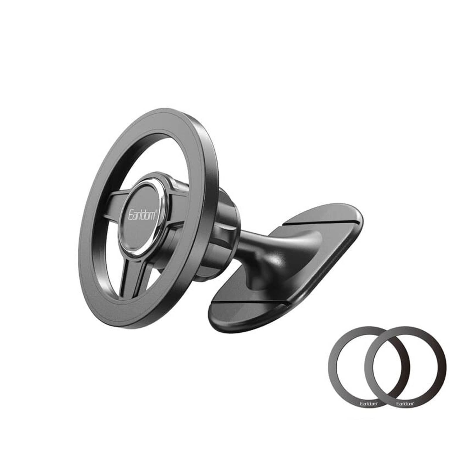 Автомобильный магнитный держатель EARLDOM ET-EH252 с креплением под MagSafe для смартфона, на приборную панель, цвет черный