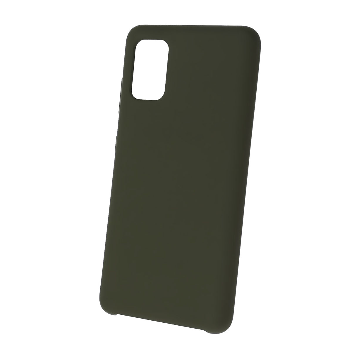 Чехол накладка Silicon Cover для SAMSUNG Galaxy A41 (SM-A415), силикон, бархат, цвет темно оливковый. Чехол накладка Silicon Cover для SAMSUNG Galaxy A41 (SM-A415), силикон, бархат, цвет темно оливковый.