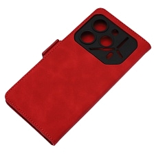 Чехол книжка NICE для TECNO Pova 6, TECNO Pova 6 Pro 5G, защита камеры, экокожа, визитница, цвет красный Чехол книжка NICE для TECNO Pova 6, TECNO Pova 6 Pro 5G, защита камеры, экокожа, визитница, цвет красный