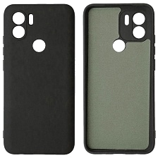 Чехол накладка NANO для XIAOMI Redmi A1 Plus, Redmi A2 Plus, POCO C51, силикон, бархат, цвет черный Чехол накладка NANO для XIAOMI Redmi A1 Plus, Redmi A2 Plus, POCO C51, силикон, бархат, цвет черный