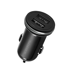 АЗУ (Автомобильное зарядное устройство) BOROFONE BZ5 CarPal, 2.1A, 2 USB, цвет черный АЗУ (Автомобильное зарядное устройство) BOROFONE BZ5 CarPal, 2.1A, 2 USB, цвет черный