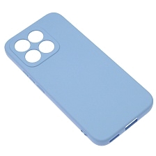 Чехол накладка NANO для Honor X8b, Honor X8c, защита камеры, силикон, бархат, цвет васильковый