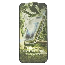 Защитное стекло Антишпион HOCO G11 для APPLE iPhone 14 Pro Max (6.7"), цвет окантовки черный Защитное стекло Антишпион HOCO G11 для APPLE iPhone 14 Pro Max (6.7"), цвет окантовки черный