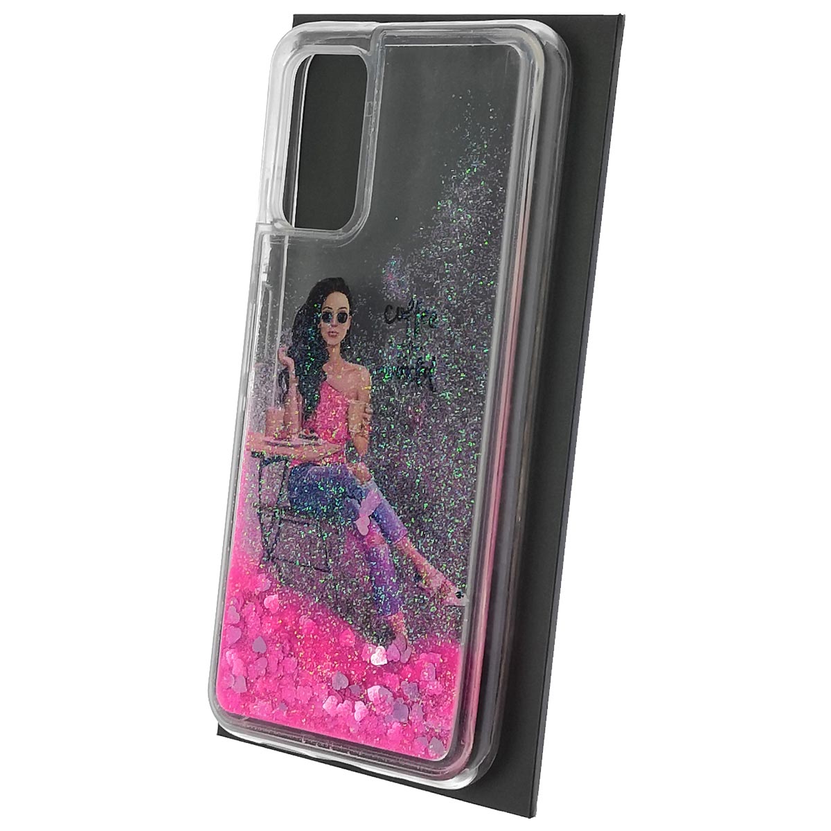 Чехол накладка для XIAOMI Redmi 9T, силикон, переливашка, рисунок Coffee world