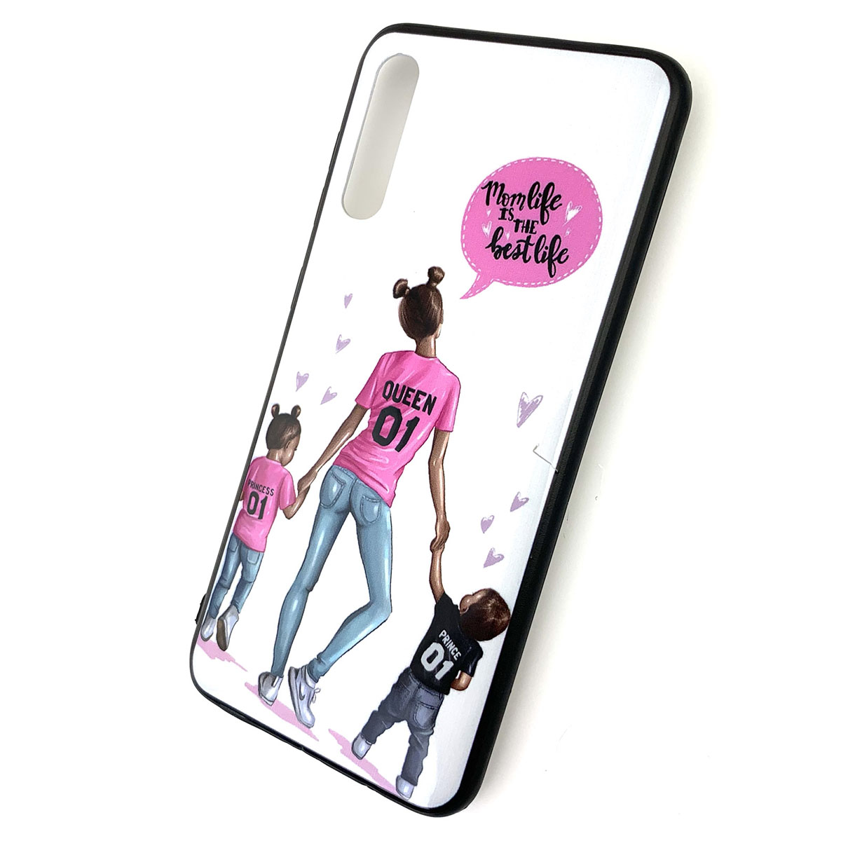 Чехол накладка для SAMSUNG Galaxy A50 (SM-A505), A30s (SM-A307), A50s (SM-A507), силикон, рисунок Mom life is the best life.