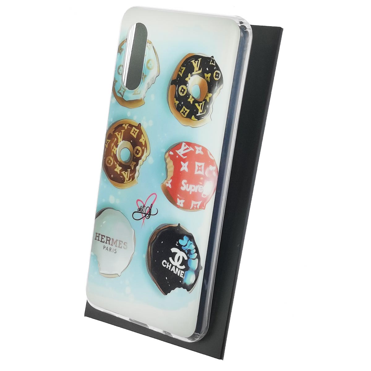 Чехол накладка Vinil для SAMSUNG Galaxy A02 (SM-A022G/DS), силикон, глянцевый, рисунок печенье из брендов Чехол накладка Vinil для SAMSUNG Galaxy A02 (SM-A022G/DS), силикон, глянцевый, рисунок печенье из брендов