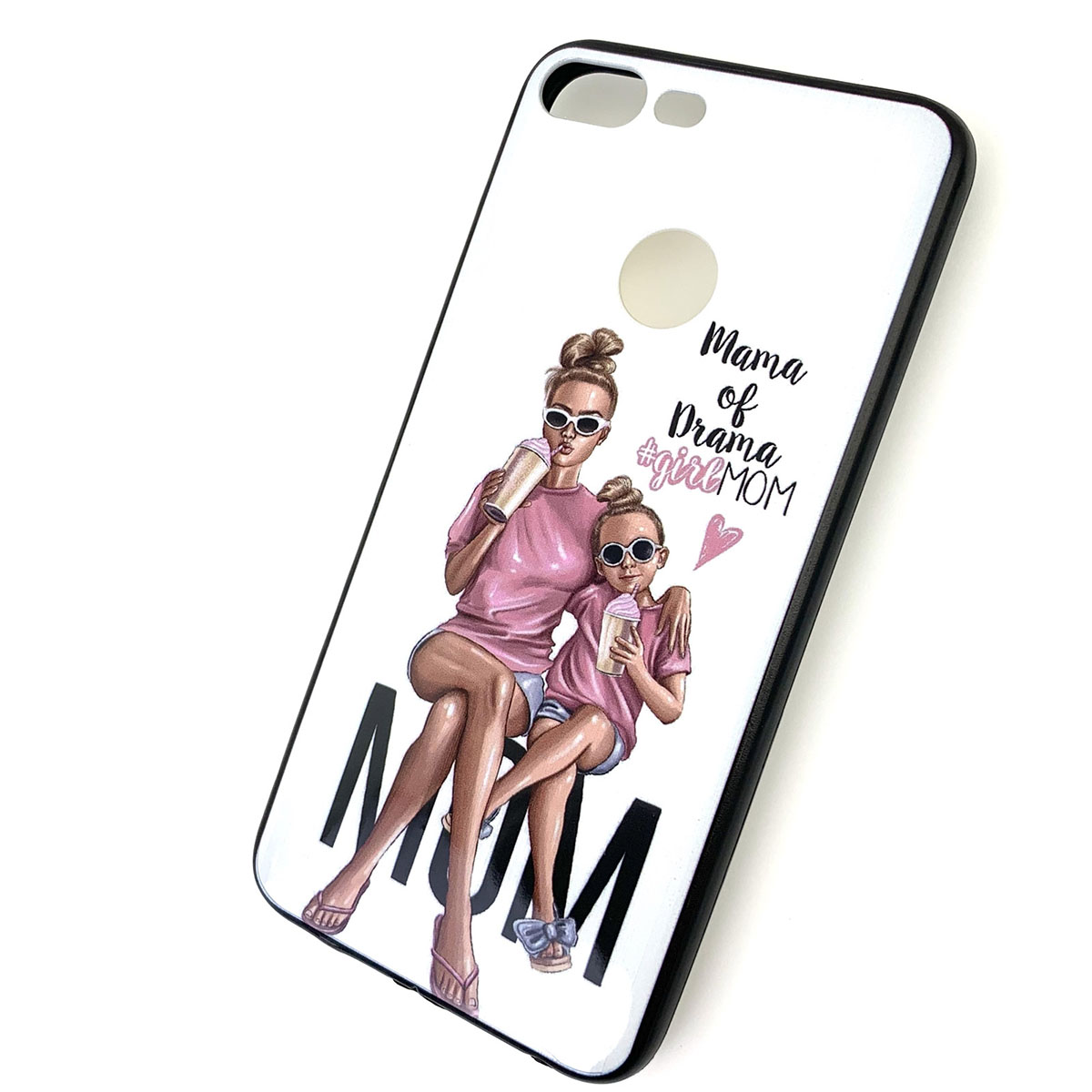Чехол накладка R3 для HUAWEI Honor 9 Lite 2018, Honor 9 Lite Premium, силикон, рисунок Mama of Drama girlMOM.