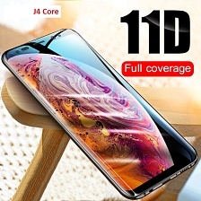 Защитное стекло 11D FULL GLUE для SAMSUNG Galaxy J4 Core (SM-J410), цвет канта чёрный. Защитное стекло 11D FULL GLUE для SAMSUNG Galaxy J4 Core (SM-J410), цвет канта чёрный.