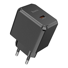 СЗУ (Сетевое зарядное устройство) HOCO CS13A Ocean, 20W, 1 USB Type C, PD20W, QC3.0, цвет черный СЗУ (Сетевое зарядное устройство) HOCO CS13A Ocean, 20W, 1 USB Type C, PD20W, QC3.0, цвет черный