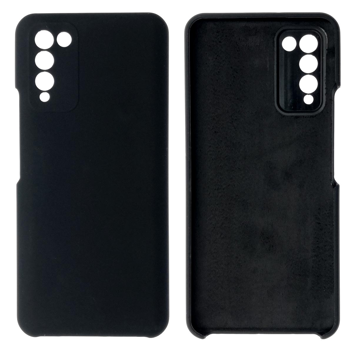 Чехол накладка Silicon Cover для HUAWEI Honor 10X Lite, силикон, бархат, цвет черный