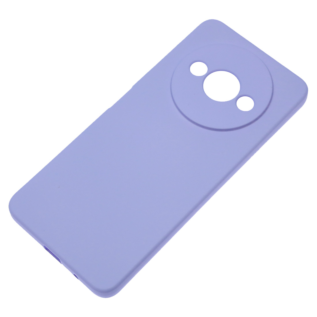 Чехол накладка NANO для XIAOMI Redmi A3, Redmi A3x, POCO C61, защита камеры, силикон, бархат, цвет сиреневый