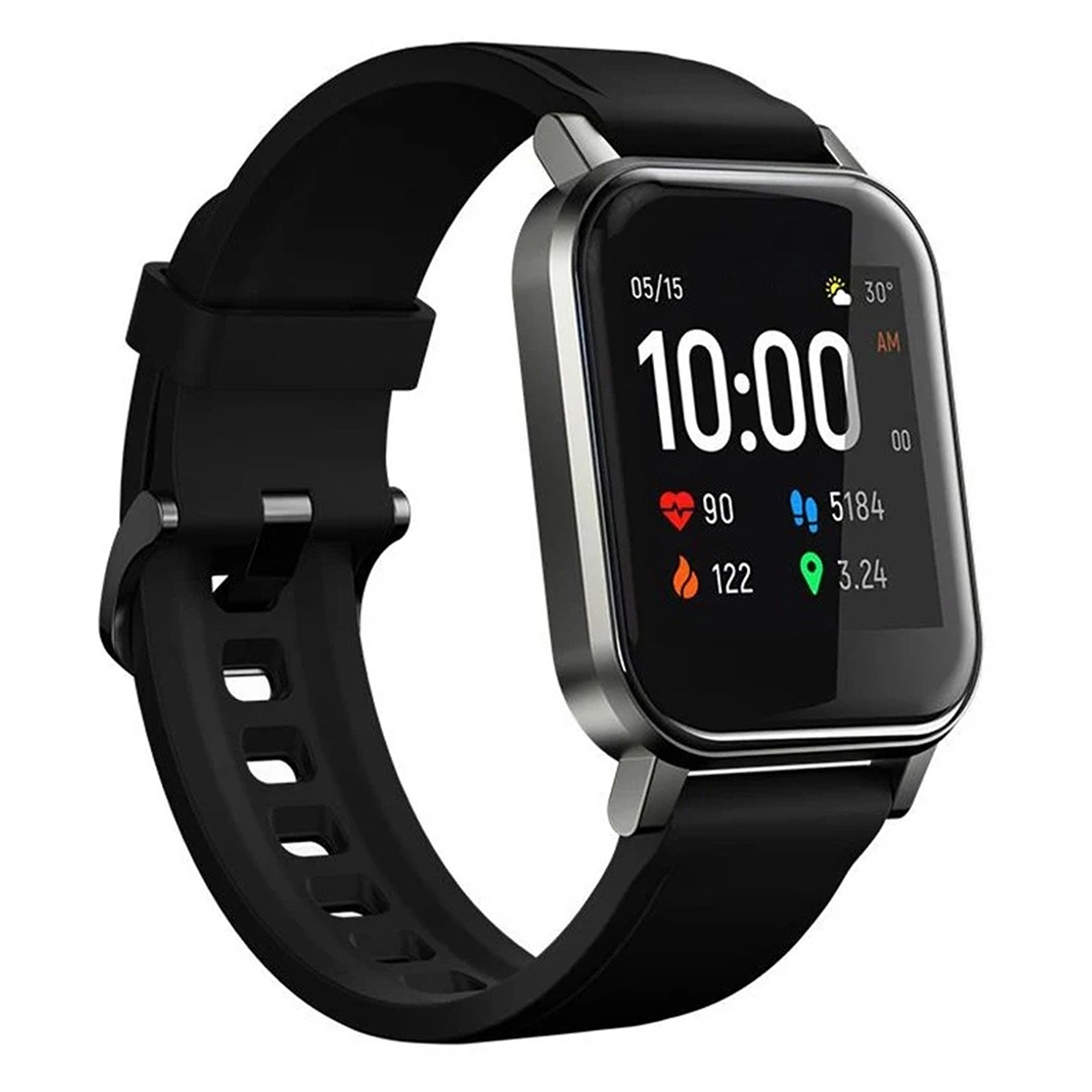 Умные часы, фитнес браслет XIAOMI Haylou Smart Watch 2 LS02, цвет черный (распродажа -70%)
