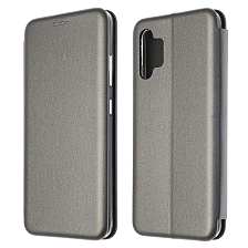 Чехол книжка STYLISH для SAMSUNG Galaxy A32 4G (SM-A325F), экокожа, визитница, цвет серебристый Чехол книжка STYLISH для SAMSUNG Galaxy A32 4G (SM-A325F), экокожа, визитница, цвет серебристый