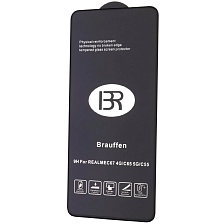 Защитное стекло BRAUFFEN для Realme C55, Realme C65 5G, Realme C67, Narzo N55, Realme C75, цвет окантовки черный