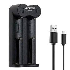 Зарядное устройство BESTON M7001, для аккумуляторов, с индикацией заряда, цвет черный