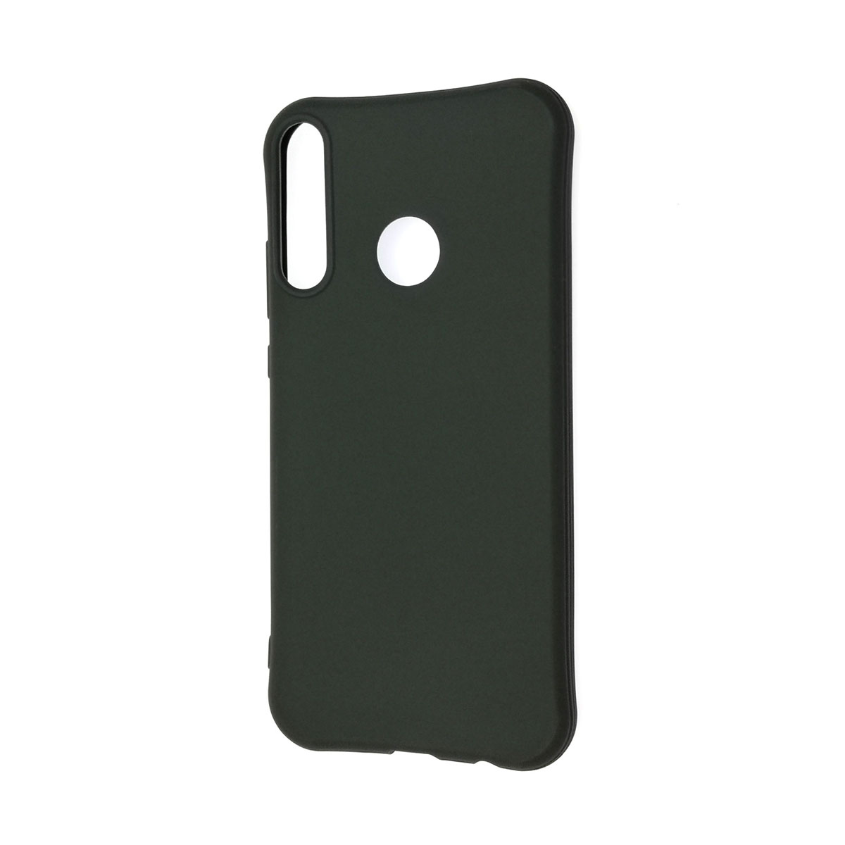 Чехол накладка SLIM MATTE для HUAWEI Honor 9C, P40 Lite E, Y7P, силикон, матовый, цвет темно зеленый.