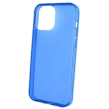 Чехол накладка Clear Case для APPLE iPhone 13 Pro Max (6.7), силикон 1.5 мм, цвет прозрачно синий Чехол накладка Clear Case для APPLE iPhone 13 Pro Max (6.7), силикон 1.5 мм, цвет прозрачно синий