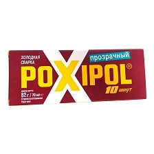 Клей POXIPOL эпоксидный 70 мл холодная сварка, цвет прозрачный (50%)