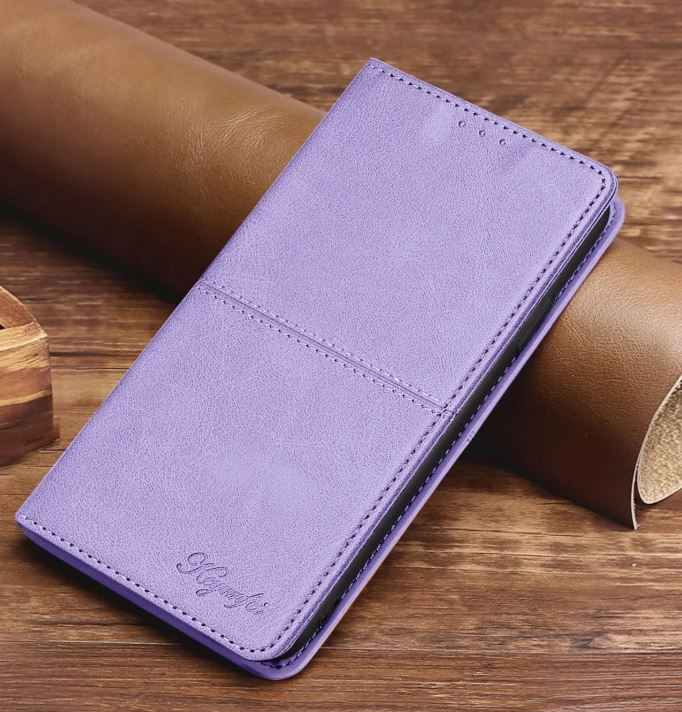 Чехол книжка KF для Xiaomi Redmi Note 15 4G (5G), POCO M8 5G, защита камеры, цвет сиреневый