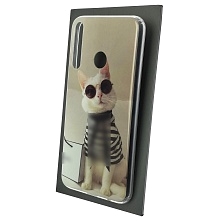 Чехол накладка Vinil для HUAWEI Honor 9C, Honor P40 Lite E, Y7P, силикон, рисунок Cat Чехол накладка Vinil для HUAWEI Honor 9C, Honor P40 Lite E, Y7P, силикон, рисунок Cat