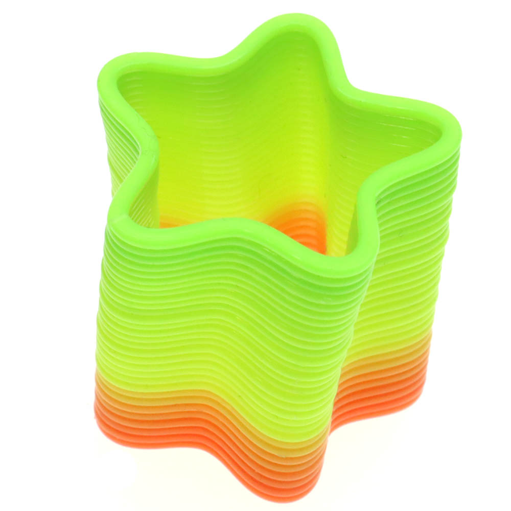 Игрушка пружинка антистресс, форма звезды, размер 3.4 см x 3.4 см