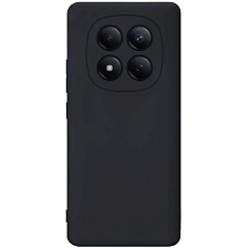 Чехол накладка NANO для XIAOMI Redmi Note 15 Pro, защита камеры, силикон, бархат, цвет черный