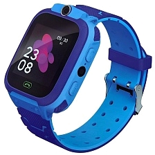 Умные часы для детей HOCO Y105A, слот SIM, GPS, GSM, камера, 400mAh, цвет сине голубой
