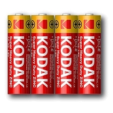 Батарейка KODAK Extra R6 AA Shrink 4 Heavy Duty 1.5V