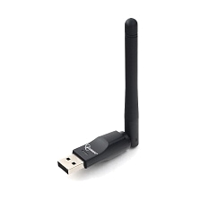 Wi-Fi адаптер Gembird WNP-UA-006, цвет черный