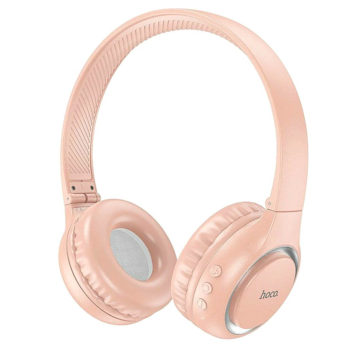 Гарнитура (наушники с микрофоном) беспроводная, полноразмерная, HOCO W41 Charm, цвет розовый (распродажа -30%)
