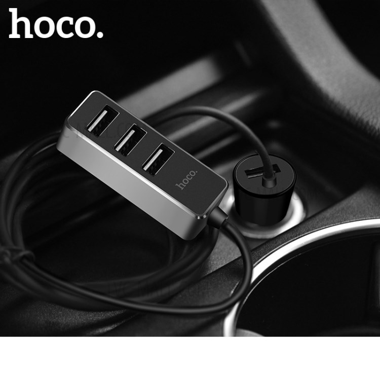 HOCO Z17B Автомобильное зарядное устройство с 4 USB 5V-5.5A, цвет чёрный. HOCO Z17B Автомобильное зарядное устройство с 4 USB 5V-5.5A, цвет чёрный.