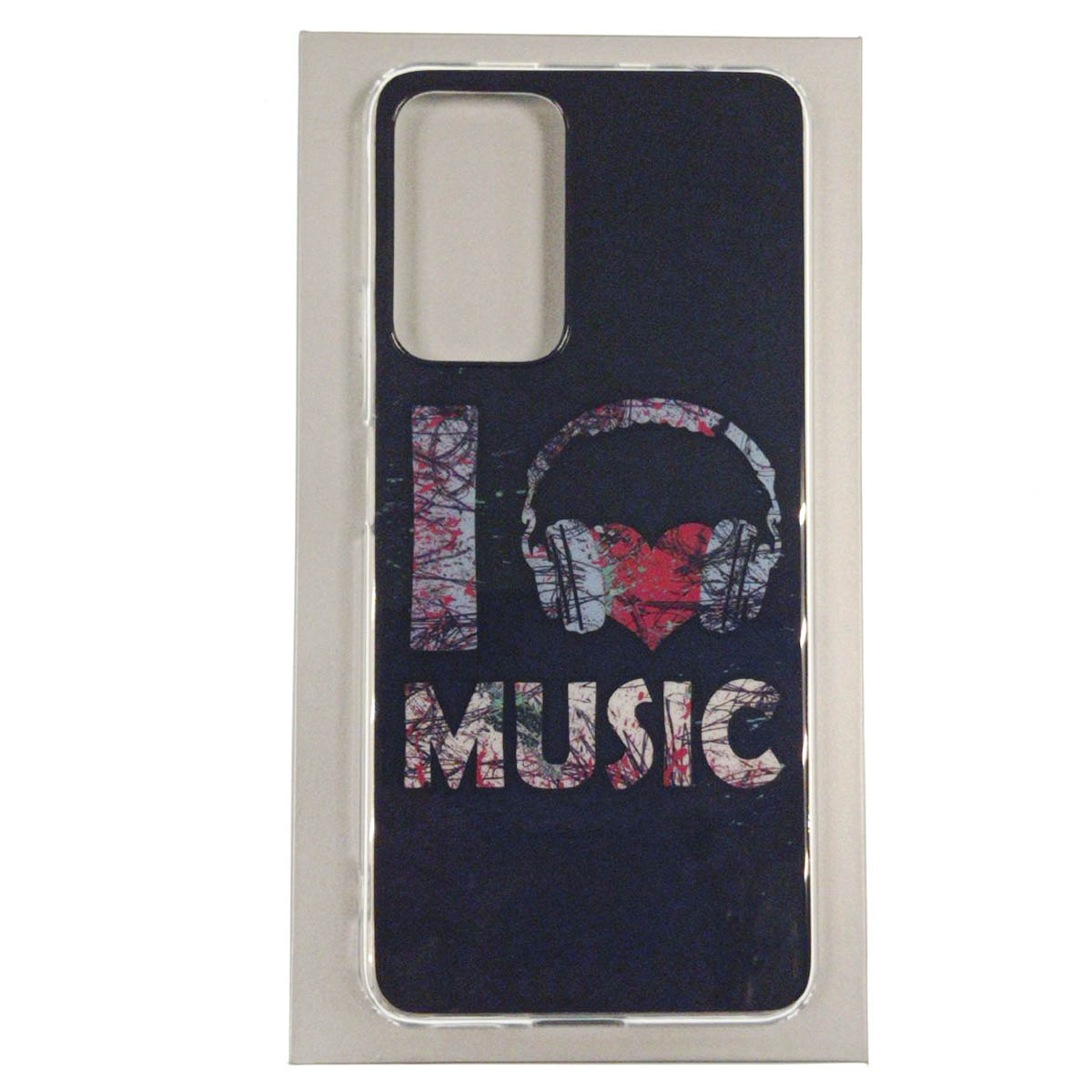 Чехол накладка для XIAOMI Redmi Note 11 Pro, Redmi Note 11 Pro 5G, силикон, рисунок I love MUSIC