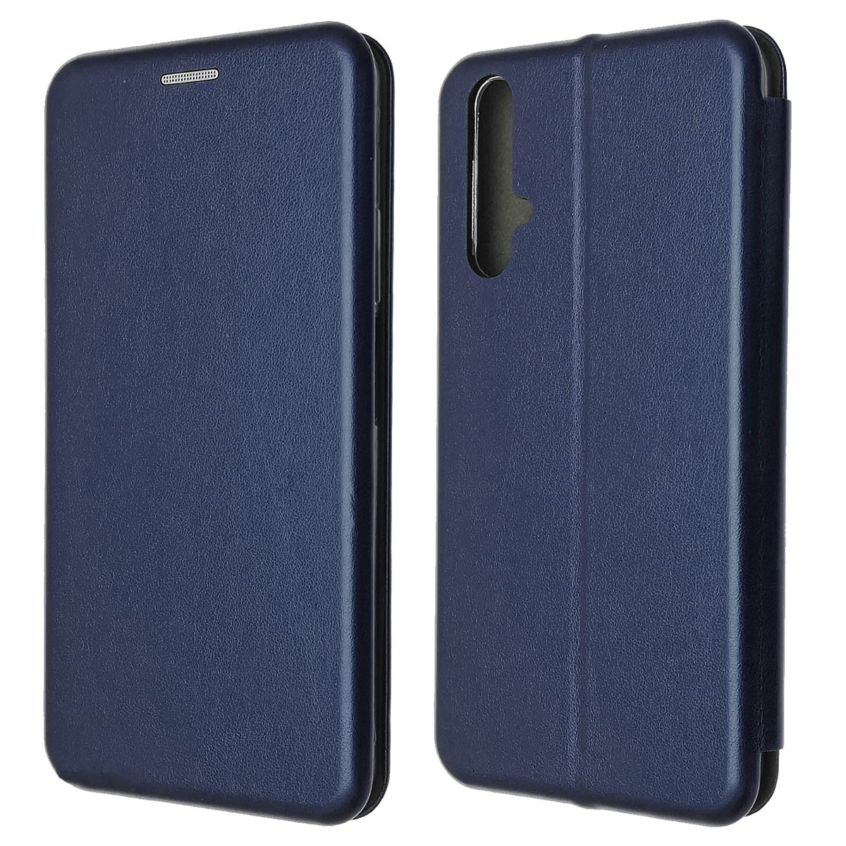 Чехол книжка STYLISH для HUAWEI Honor 20 (YAL-L21), Nova 5T, экокожа, визитница, цвет темно синий Чехол книжка STYLISH для HUAWEI Honor 20 (YAL-L21), Nova 5T, экокожа, визитница, цвет темно синий